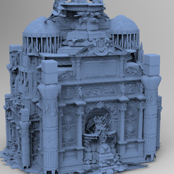untitled.3670.png Descargar archivo OBJ Edificio barroco neoyorquino Art Deco 2 diseños 2 • Plan de la impresora 3D, aramar