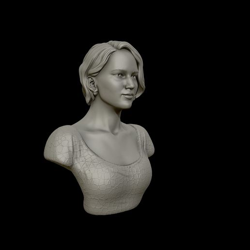 24.jpg Modello di stampa 3D di Jennifer Lawrence