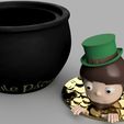 Leprechaun2.jpg Лепрекон и контейнер с золотым горшком