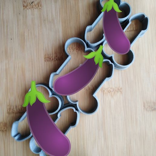 Penis cookie cutter 3D model