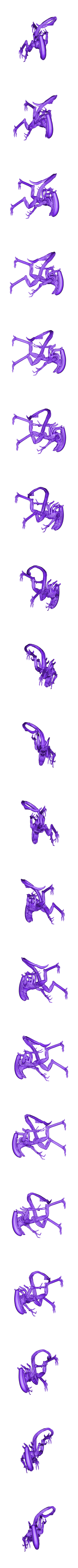 Alien.obj エイリアン・ポーズ