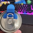 20250809_195632.jpg Pocket Rocket Tab – Soda Can Opener + Bug Cover - 8oz Can - Slim