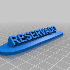 RESERVADO_v1.png Fichier STL Cartel de reservado・Plan pour impression 3D à télécharger, cardenal