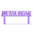 Metal_Gear_Solid_Logo-stand.stl Metal Gear Solid Logo