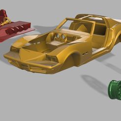 1.jpg STL file 1/12 and 1/8 scale corvette summer car of the movie・3D printer model to download, 3dscalecars