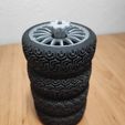 container_wheel-stand-3d-printing-224443.jpg Free STL file Wheel stand organizer・3D print model to download
