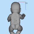 BABY (1).png little baby 3D print model
