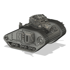 FutureTankMain.png Файл 3D Батальонный танк для Легиона металлических танков (альтернатива Leman russ)・Идея 3D-печати для скачивания