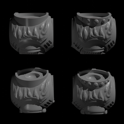 render.png Archivo STL gratis Torso de guardián de la cuchilla para lagartos de fuego salamandrinos・Objeto para impresora 3D para descargar, Riconeid