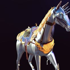 05.jpg DOWNLOAD HORSE 3d model - animated for blender-fbx-unity-maya-unreal-c4d-3ds max - 3D printing HORSE - FANTASY - POKÉMON