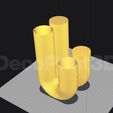 4.jpg Nordic Minimalist Vase J Shape Deco Decoration + Spiral (Thin)