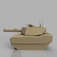 small2.jpg Desktop Tank - M1A1 Tank - prints without support
