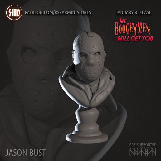 Jason  bust 3D model