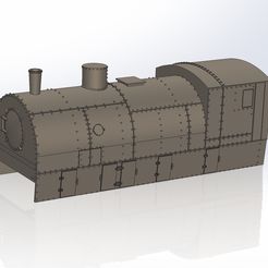 loko1.jpg STL-Datei Polnische Panzerlokomotive Ti3 Körper・3D-Drucker-Vorlage zum herunterladen