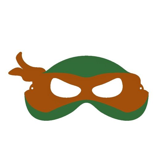 Download STL file Ninja Turtle masks / Masques tortues ninja • 3D ...