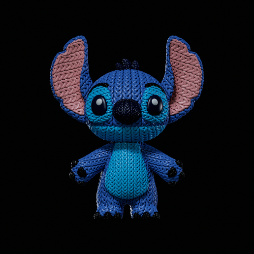 Knitted Stitch from Lilo and Stitch