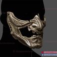 ghost_of_tsushima_mask_skeletal_04.jpg Ghost of Tsushima Skeletal Vengeance Mask - Japanese Oni Samurai Helmet