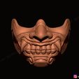 08.jpg Face Mask - Half Samurai Mask - Halloween Costume Cosplay
