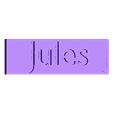 TexJules.stl Имя Жюль