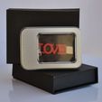 gift boxes.JPG Free STL file LOVE shaped usb flash drive case with keychain・3D printer design to download