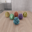 untitled.png 3D Easter Egg Kit Decor as 3D Stl File & Easter Gift, Easter Day, 3D Printing, Easter Egg Printables, 3D Print File, Egg Decor
