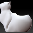 Imagen3.png Cat 2 planter or candle 3d model stl for 3d printing
