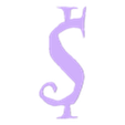 DOLLAR.stl Letters and Numbers ALICE IN WONDERLAND Letters and Numbers | Logo
