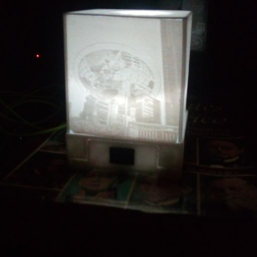 Lithophane lamp - 3D model önizlemesi