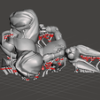 with supports.PNG STL-Datei Dragon Ball Super - Bills - Birus kostenlos・3D-druckbares Objekt zum herunterladen