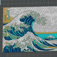 Interface-Bambustudio-Art3Dchoix.png La grande Vague Kanagawa Art3Dchoix 3D PAINTING version Hokusai, HUEFORGE