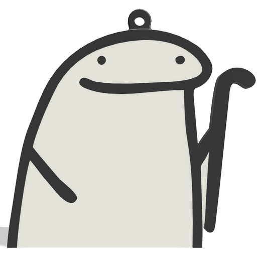 Flork "Hockey" keychains 3D model