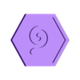 hexagon_air.stl 81 Symbol Meeple Hexagons Collection – 3D Printable Game Tokens