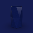 41468d2b-a7b3-43e3-a26a-27947a10f152.png 71. Facet Origami Geometric Flower Vase - V14 - Ija (Inches)