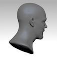 NO4.jpg Norman Reedus HEAD SCULPTURE 3D PRINT MODEL