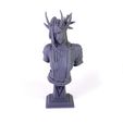 mounabust1.jpg STL file Mouna Bust + Base・3D printing template to download