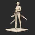 Pose41MadameStance.jpg Archivo STL gratis Cyberpunk Women x6・Plan para descargar y imprimir en 3D