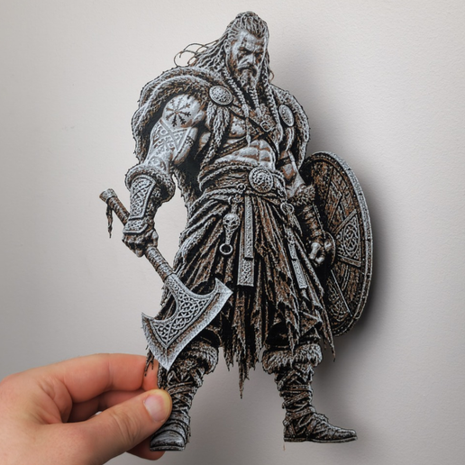 Viking Berserker Warrior Wall Art