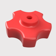 1-4-round-knob-bottom.png 1/4-20 knob 2 inch diameter (new design)