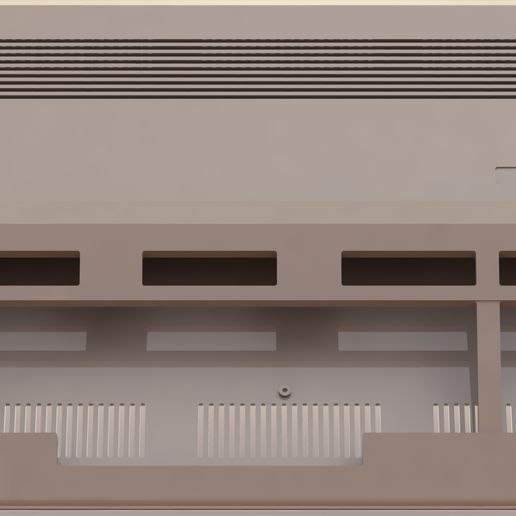 3.jpg Modèle d'impression 3d du boîtier du Commodore 128