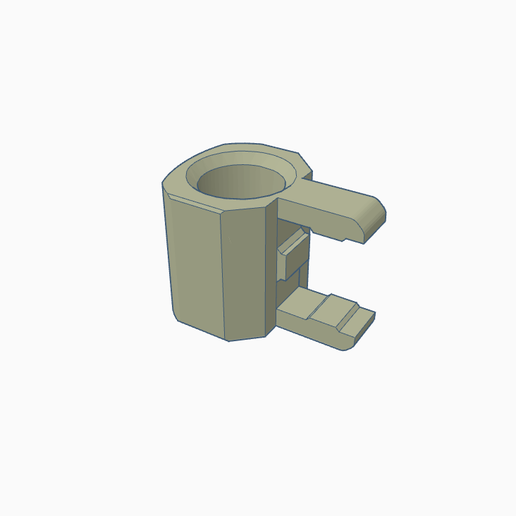 Laser focus support 3D model