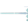 Blue-Rose-Sword.png Blue/Red Rose SAO Sword | Eugeo/Kirito Sword | Sword Art Online | Matching Scabbard, Display Plinth Available | By CC3D