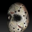 Jason-mask-damage4.jpg JASON VOORHEES DAMAGE CUSTOM MASK