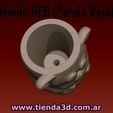 red-4.jpg Red Panda Pot Mold (Red Panda)