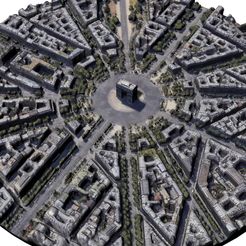 Uploaded-Arc-De-Triomphe-Model.jpg Archivo STL Modelo fotogramétrico del Arco del Triunfo・Objeto imprimible en 3D para descargar