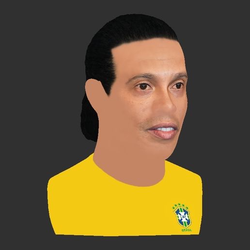 29.jpg 3D file Ronaldinho bust ready for full color 3D printing・3D print model to download, PrintedReality