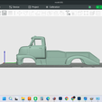 Screenshot-6935.png 1955 FORD C-500 CABOVER  FLATBED RAMP TRUCK, detailed hollow model shell cab body, solid ramp bed, rc, trucks, scale rigs, builds, display, resin and fdm 3d print, stl file