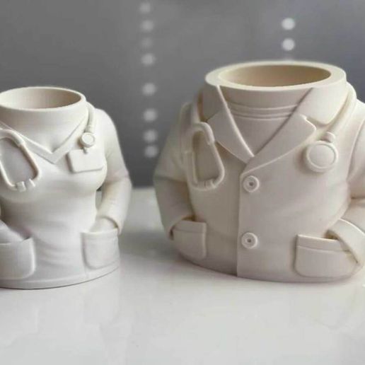 Medical Professional Pen Holder Set - Doctor & Nurse 🩺