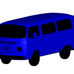 1.png Fichier 3D Volkswagen Transporter Van・Plan imprimable en 3D à télécharger, car-