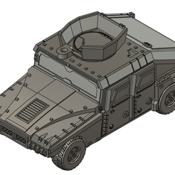 Humvee.png STL-Datei Humvee der nahen Zukunft・3D-druckbares Modell zum Herunterladen