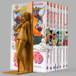 0000000000.png 3D-Datei Anime - HINATA BOOK HOLDER・3D-druckbare Vorlage zum herunterladen